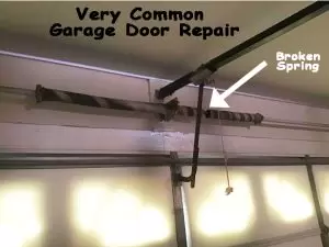 Broken Garage Door Spring Common Repair